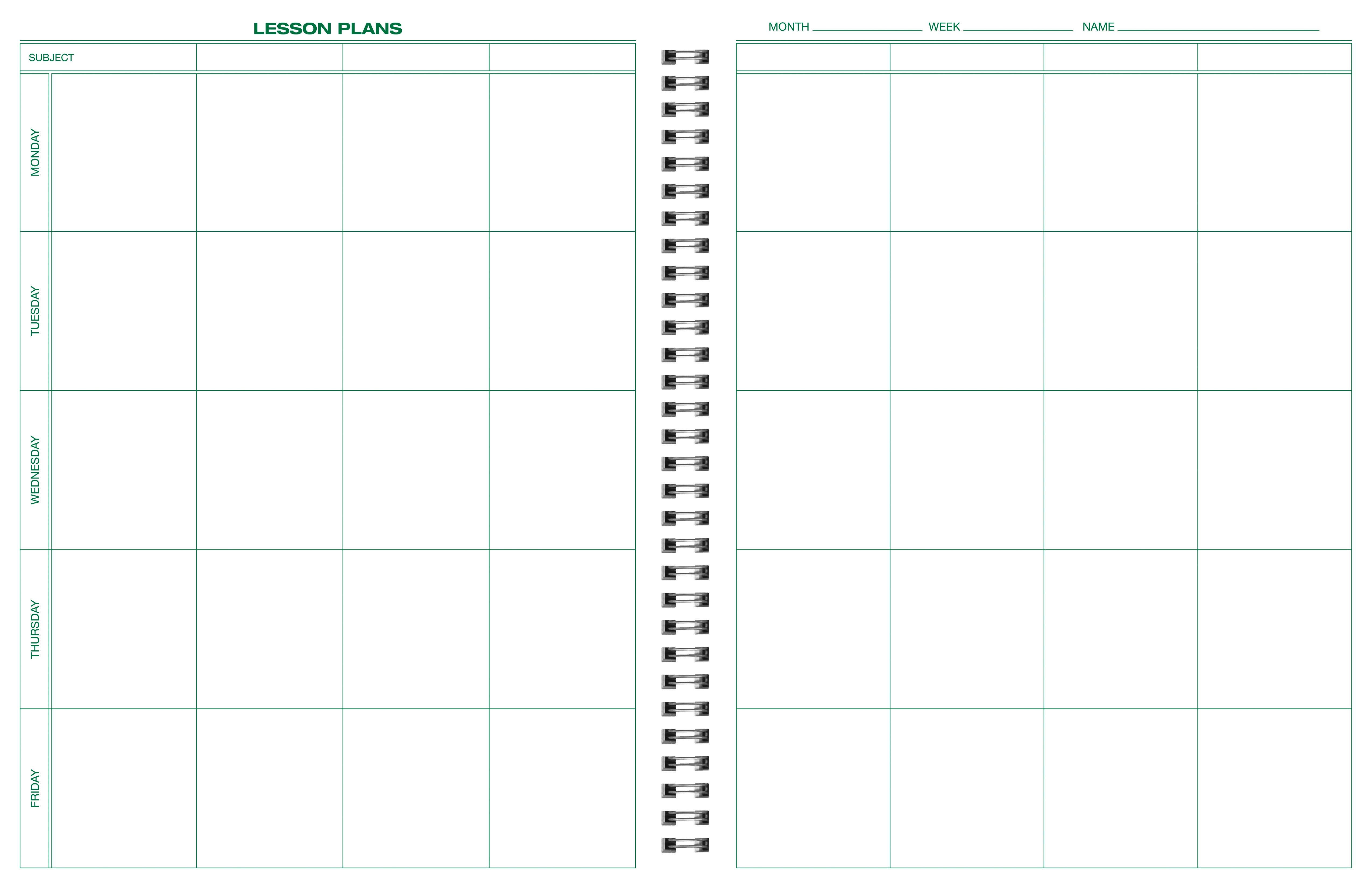 Lesson Plan Books, Item Number 1481901